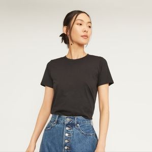 Everlane The Organic Cotton Crew Tee Black